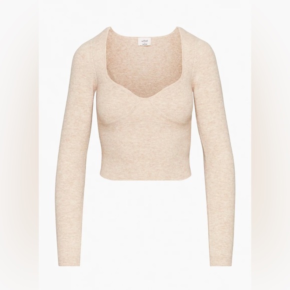 Wilfred Size XL Greer Sweetheart Neckline Sweater - Picture 3 of 8